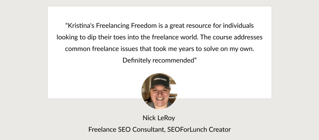Freelancing Freedom Course